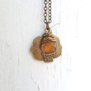 Tree Chalcesony Necklace